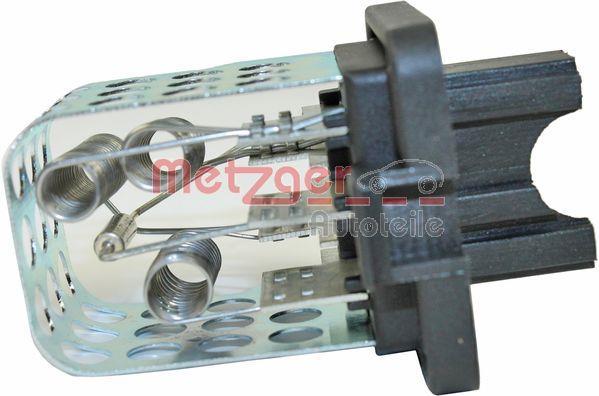 Résistance, pulseur d'air habitacle (Élément de commande, chauffage/ventilation) METZGER ref. 0917252